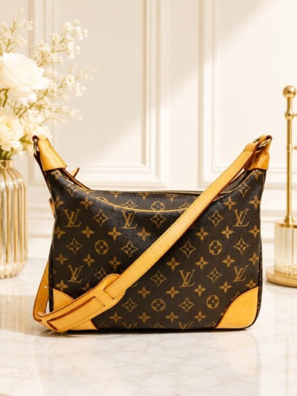 Authentic Louis Vuitton Boulogne 30 Monogram Bag | Luxury Cheaper